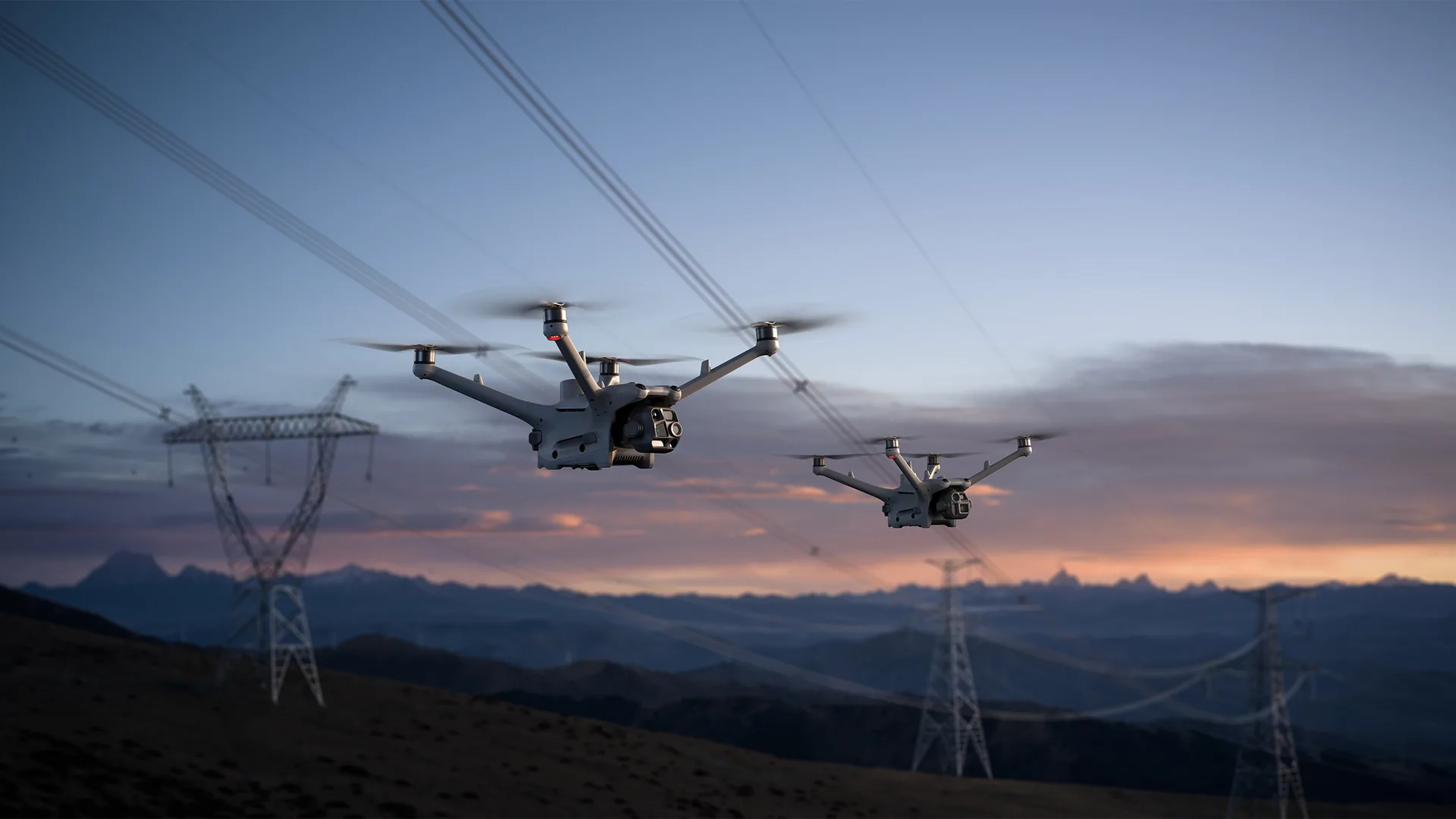 DJI Matrice 5TD en vol — aéronef du DJI Dock 4