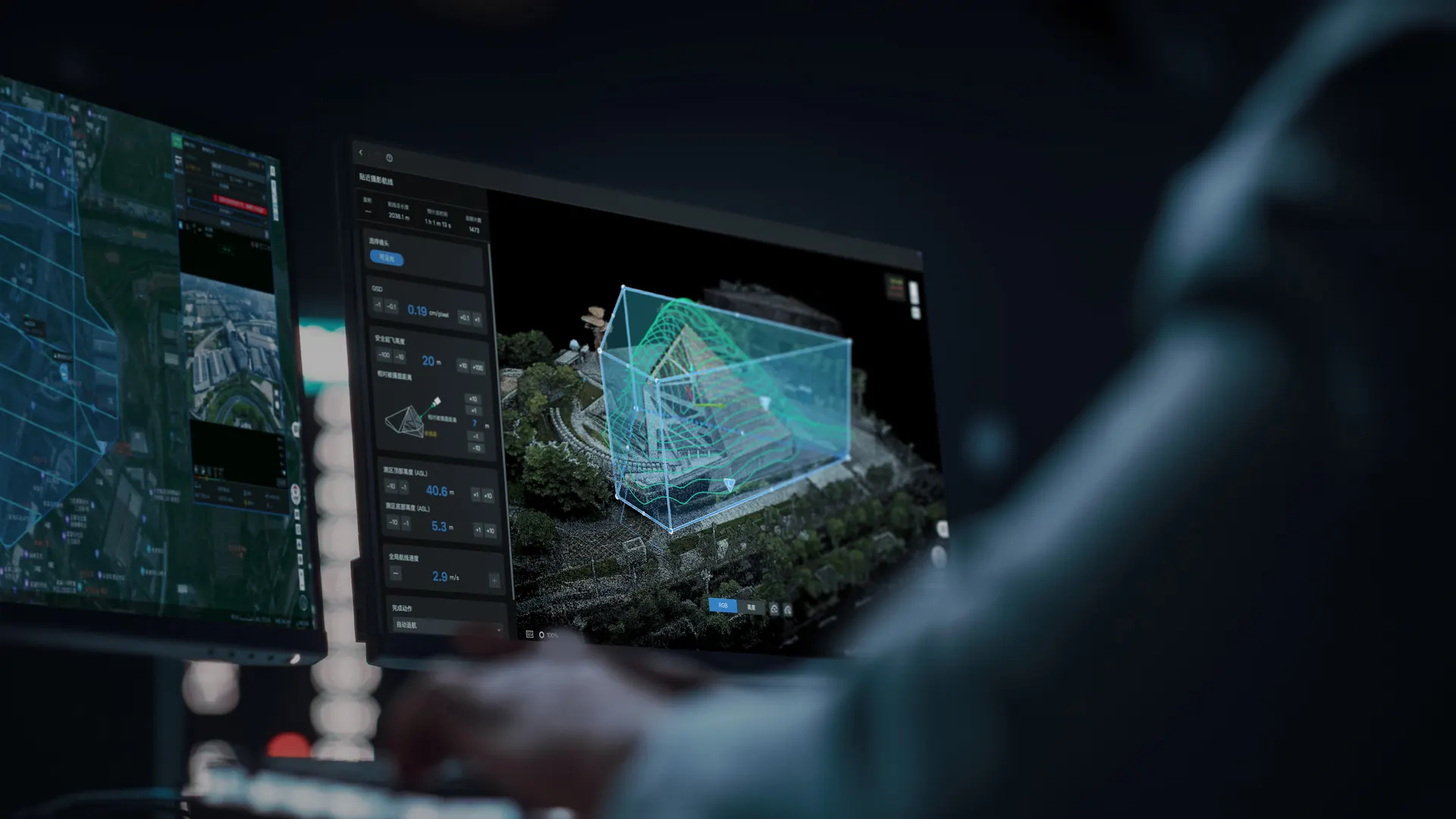 Interface DJI FlightHub 2 — supervision de mission
