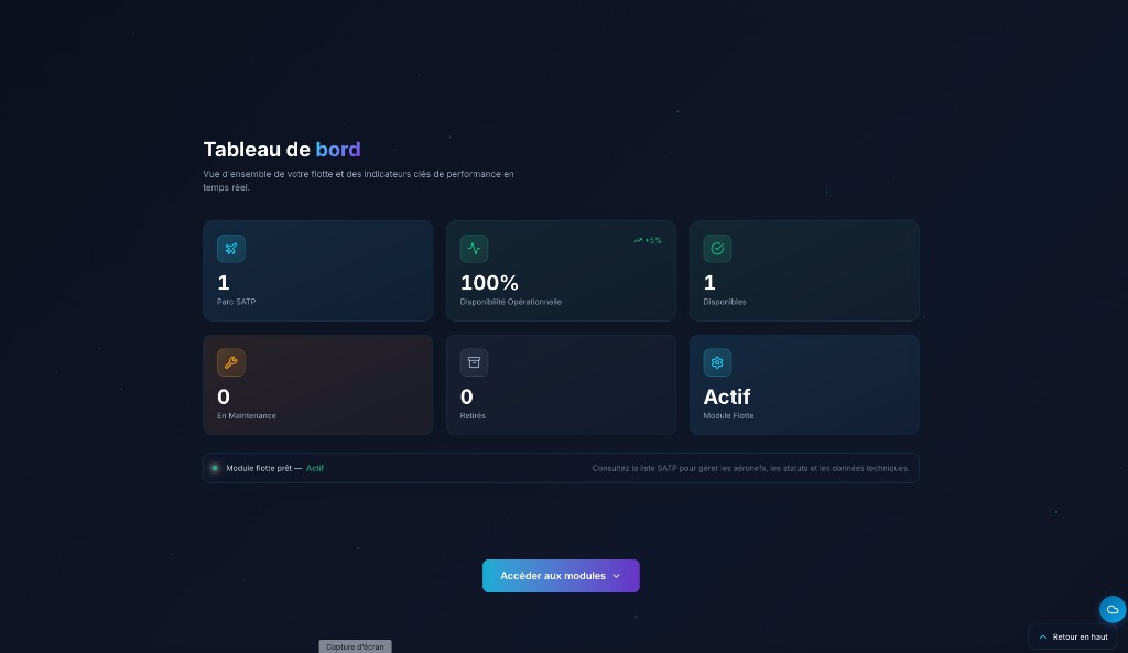 Dashboard — fleet availability and KPIs